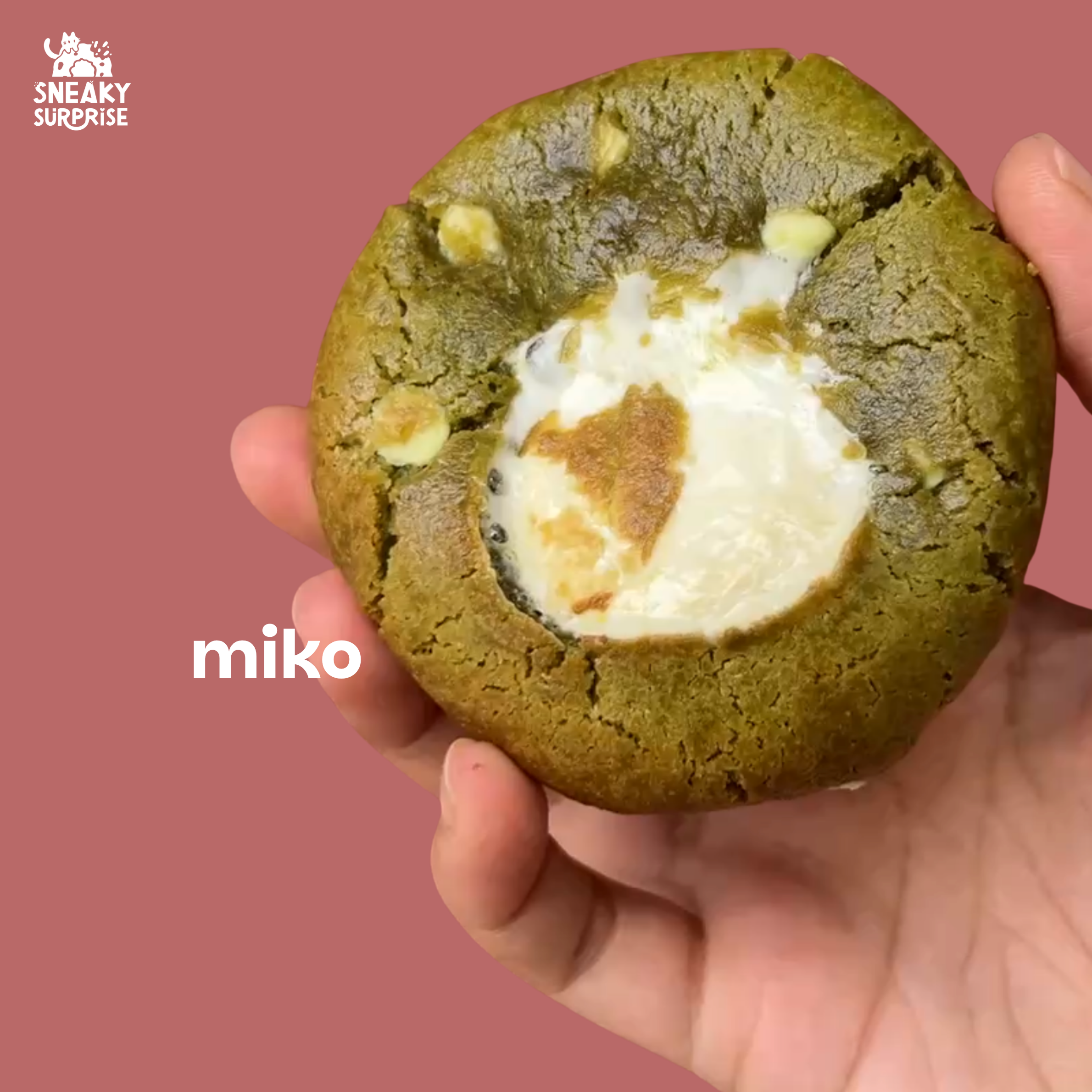 MIKO matcha soft-baked cookie